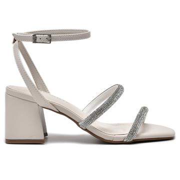 SANDALIA VM23-17901 S/G TIRAS STRASS EM SINTE