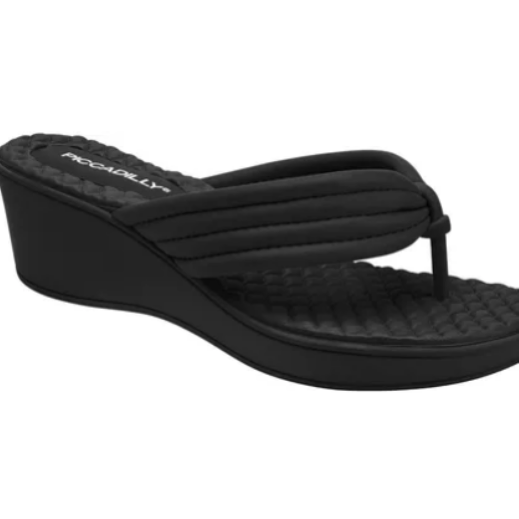 CHINELO PY540344 ANABELA EM NAPA STRETCH SOFT