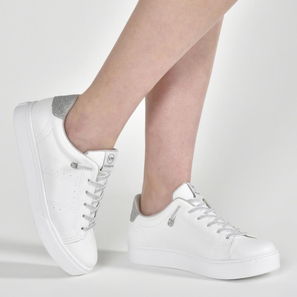 TENIS VM016-002 CASUAL CADARÇO BRILHO