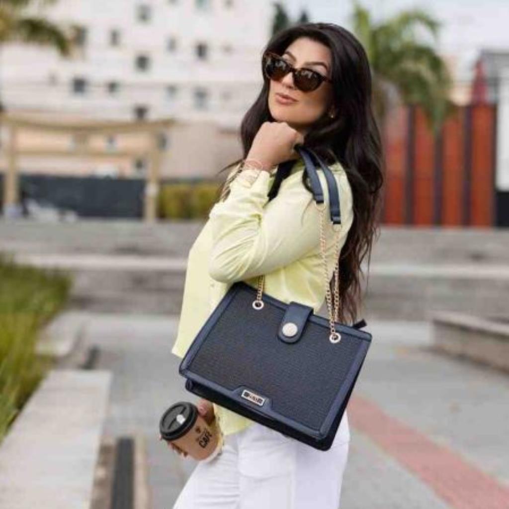 BOLSA ZT1857 EM COURO ECOLÓGICO
