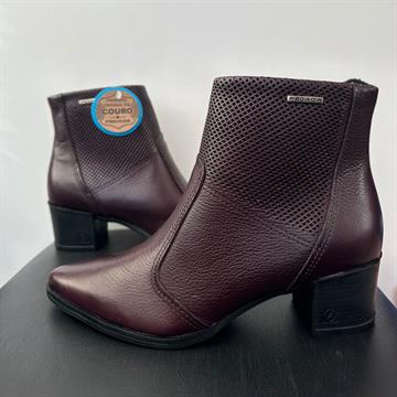 BOTA FEMININA PA280502 CANO CURTO EM COURO